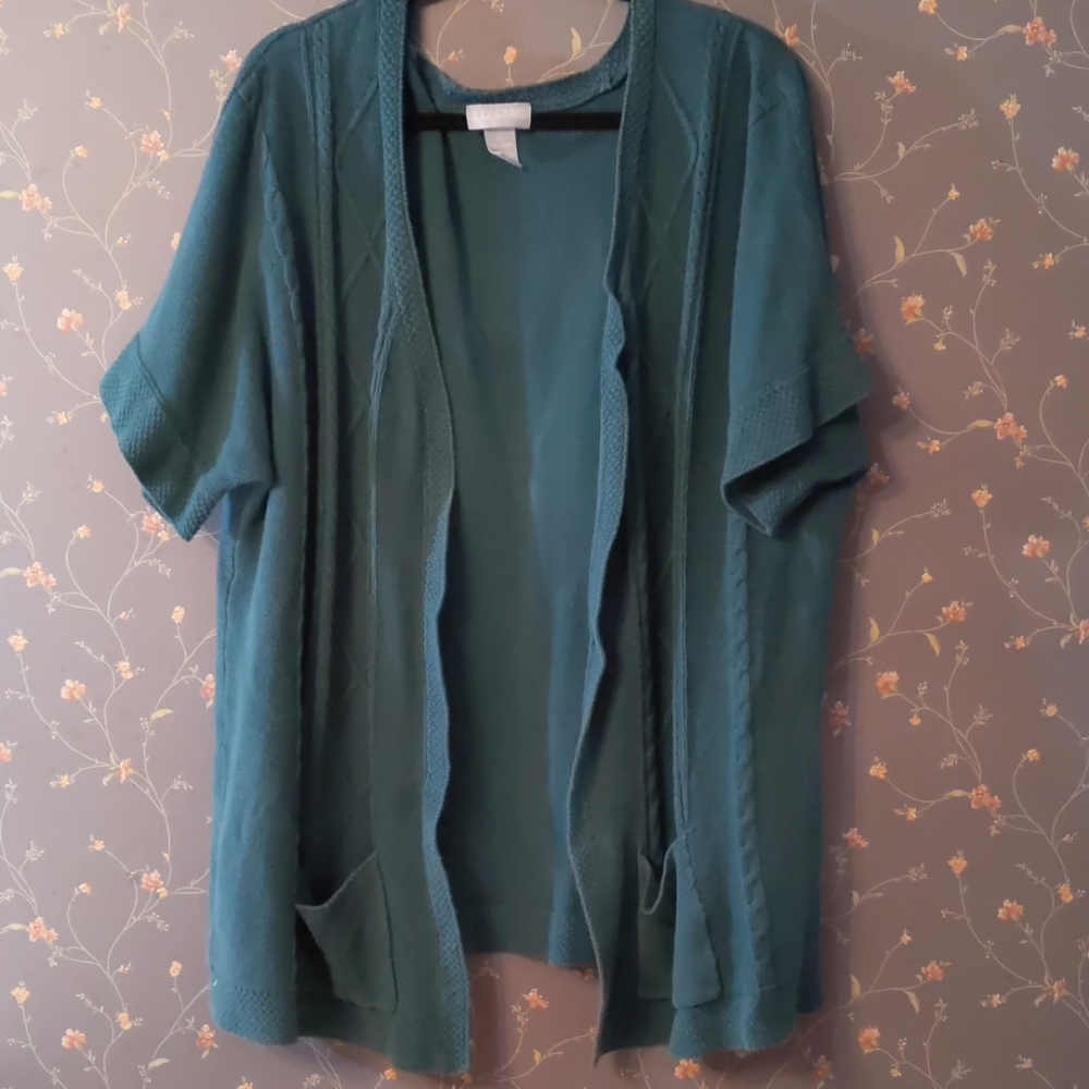 Catherines 3x 26 28 Short sleeved Cardigan pockets